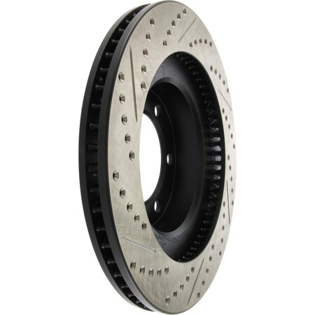 Centric Parts Slotted & DrilLED Rotor, 127.44127L 127.44127L